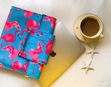 Cargar imagen en el visor de la galería, Nolana Aqua Flamingo document carrier
