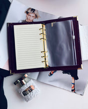 Cargar imagen en el visor de la galería, Pure Executive Set- document carrier and executive notebook/ A6 planner