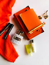 Carregar imagem no visualizador da galeria, orange a6 planner, personal planner, plannerbabe, planner agenda, gale and co trinidad, made in trinidad and tobago, planner babe, luxury planners, planner accessories, faux leather planner, vegan leather brand, vegan leather planner, caribbean designer, stationery supplies, luxury stationery