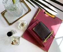 Carregar imagem no visualizador da galeria, pink faux leather a6 planner, personal planner, plannerbabe, planner agenda, gale and co trinidad, made in trinidad and tobago, planner babe, luxury planners, planner accessories, faux leather planner, vegan leather brand, vegan leather planner, caribbean designer, stationery supplies, luxury stationery