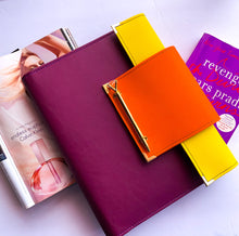Load image into Gallery viewer, document carrier, document portfolio, document tote, gale and co trinidad, made in trinidad and tobago, caribbean designer, luxury stationery, vegan leather brand, cute office gifts, coworker gifts