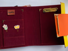 Load image into Gallery viewer, document carrier, document portfolio, document tote, gale and co trinidad, made in trinidad and tobago, caribbean designer, luxury stationery, vegan leather brand, cute office gifts, coworker gifts