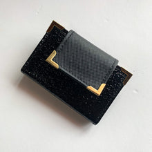 Load image into Gallery viewer, black key-holder, 6 ring, gale and co trinidad, made in trinidad and tobago, vegan leather products, cute gifts, caribbean designer, vegan leather brand, faux leather key purse.