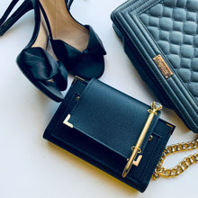 Carregar imagem no visualizador da galeria, black a6 planner, personal planner, plannerbabe, planner agenda, gale and co trinidad, made in trinidad and tobago, planner babe, luxury planners, planner accessories, faux leather planner, vegan leather brand, vegan leather planner, caribbean designer, stationery supplies, luxury stationery