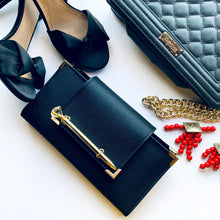 Load image into Gallery viewer, Olivia Noir luxury checkbook cover