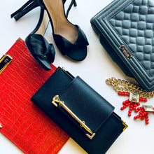 Load image into Gallery viewer, Olivia Noir luxury checkbook cover