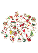 Load image into Gallery viewer, christmas planner charms, holiday planner charms, planner accessories, made in trinidad and tobago, gale and co trinidad, luxury planners, vegan leather goods, faux leather planners