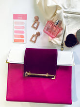 Afbeelding in Gallery-weergave laden, pink document case, document carrier, document portfolio, gale and co trinidad, made in trinidad and tobago, caribbean designer, luxury stationery, office supplies, vegan leather brand, vegan leather products
